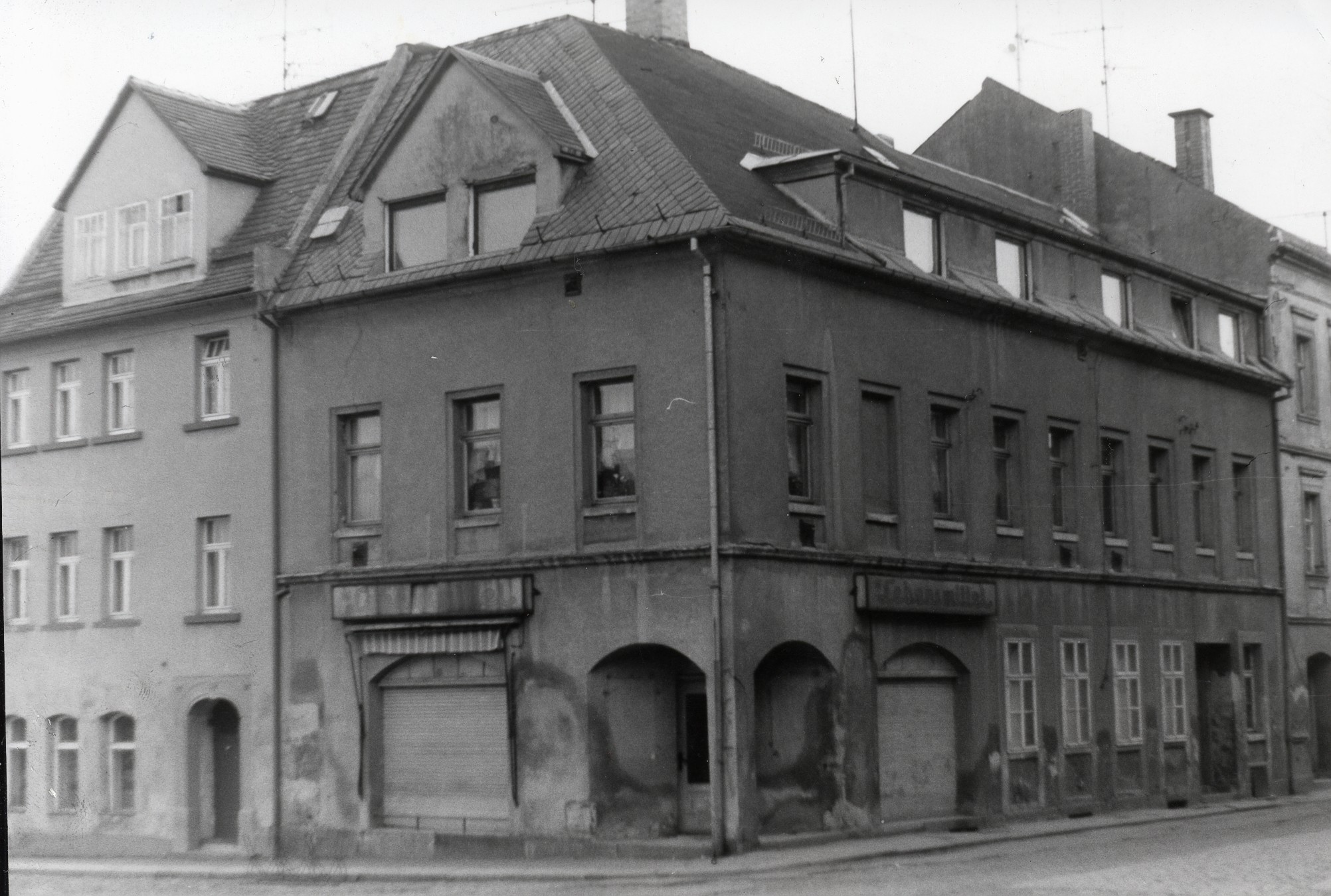 Blick auf Konsum (Obermarkt) alt